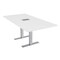 Skutchi Designs 35.5 in W, 71.5 in L, 29 in H, Engineered Wood Top, White HAR-REC-36x72-T-ELEC-XD09 - alternate 1